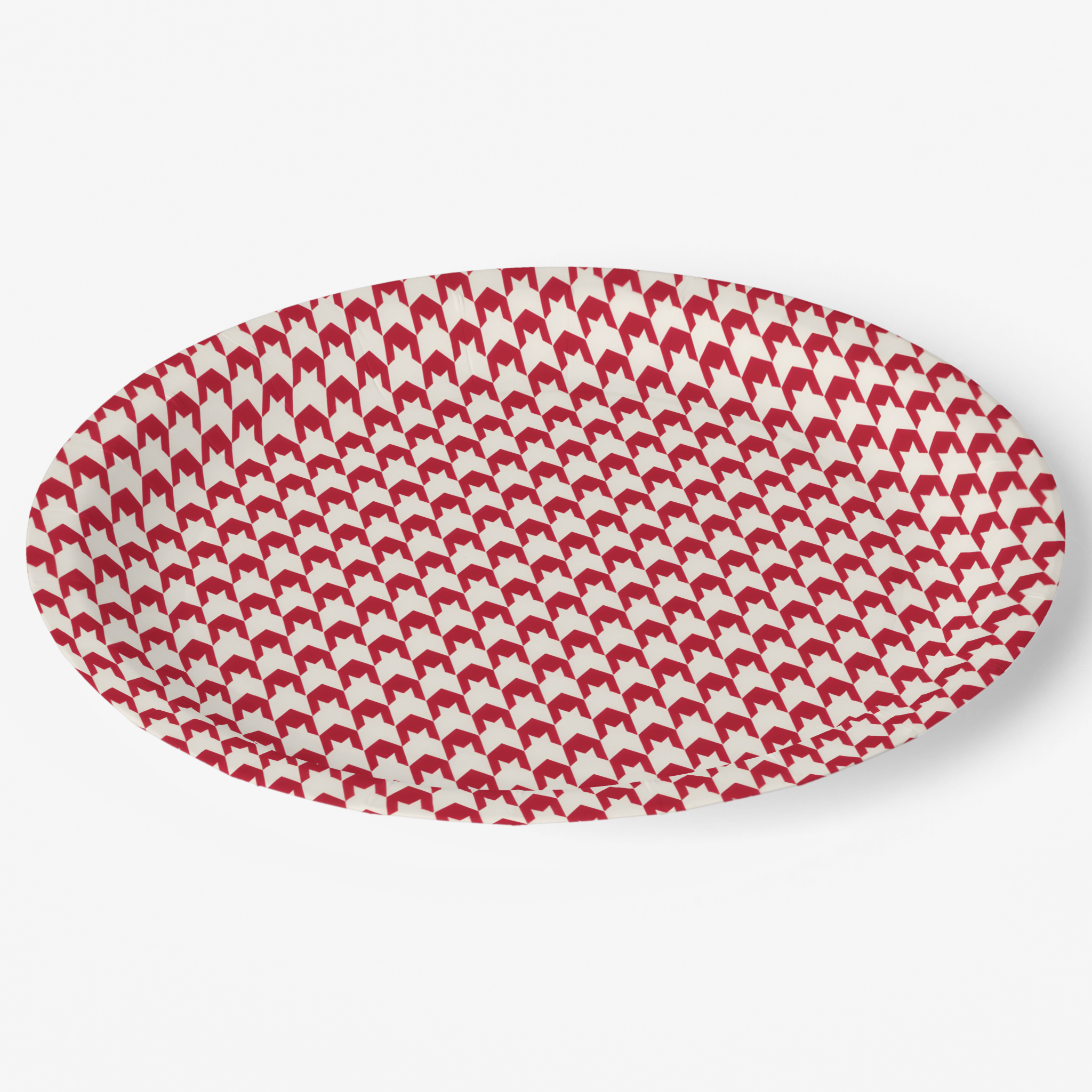 Vintage Voyagers France Red Paper Plates