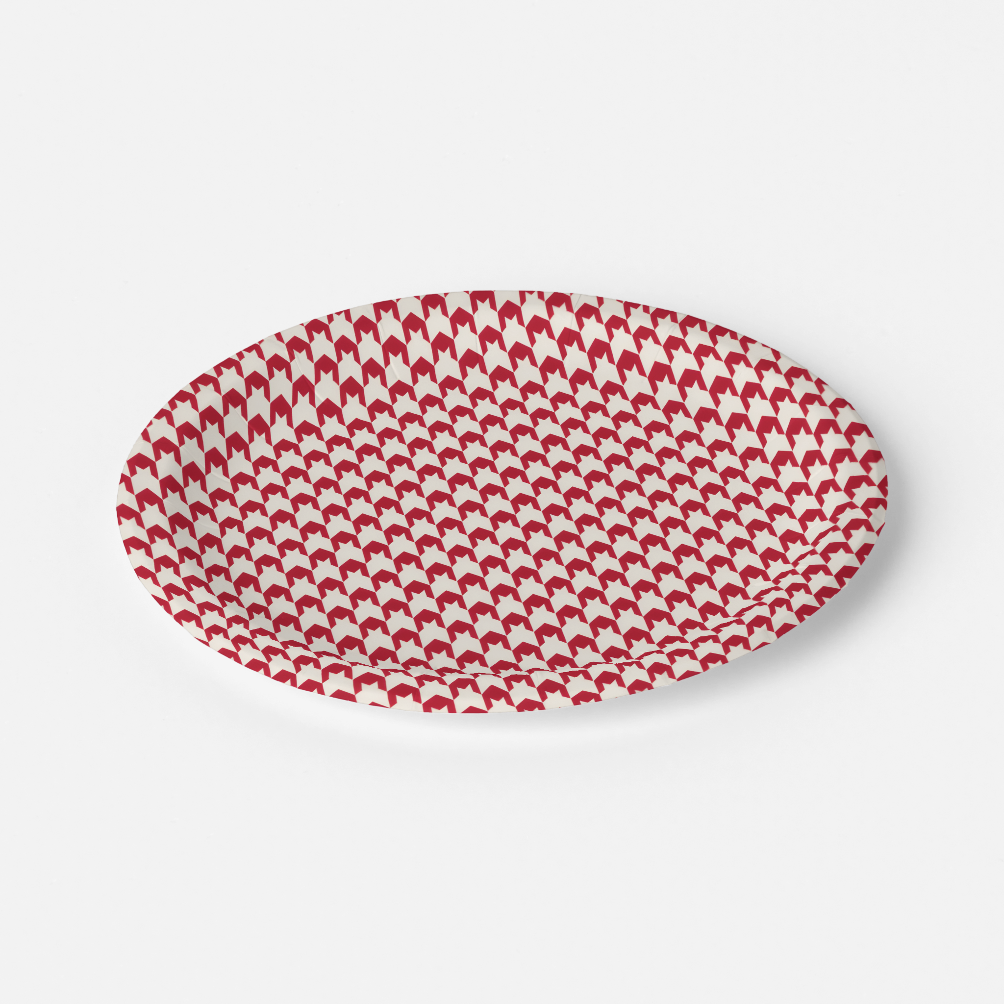 Vintage Voyagers France Red Paper Plates