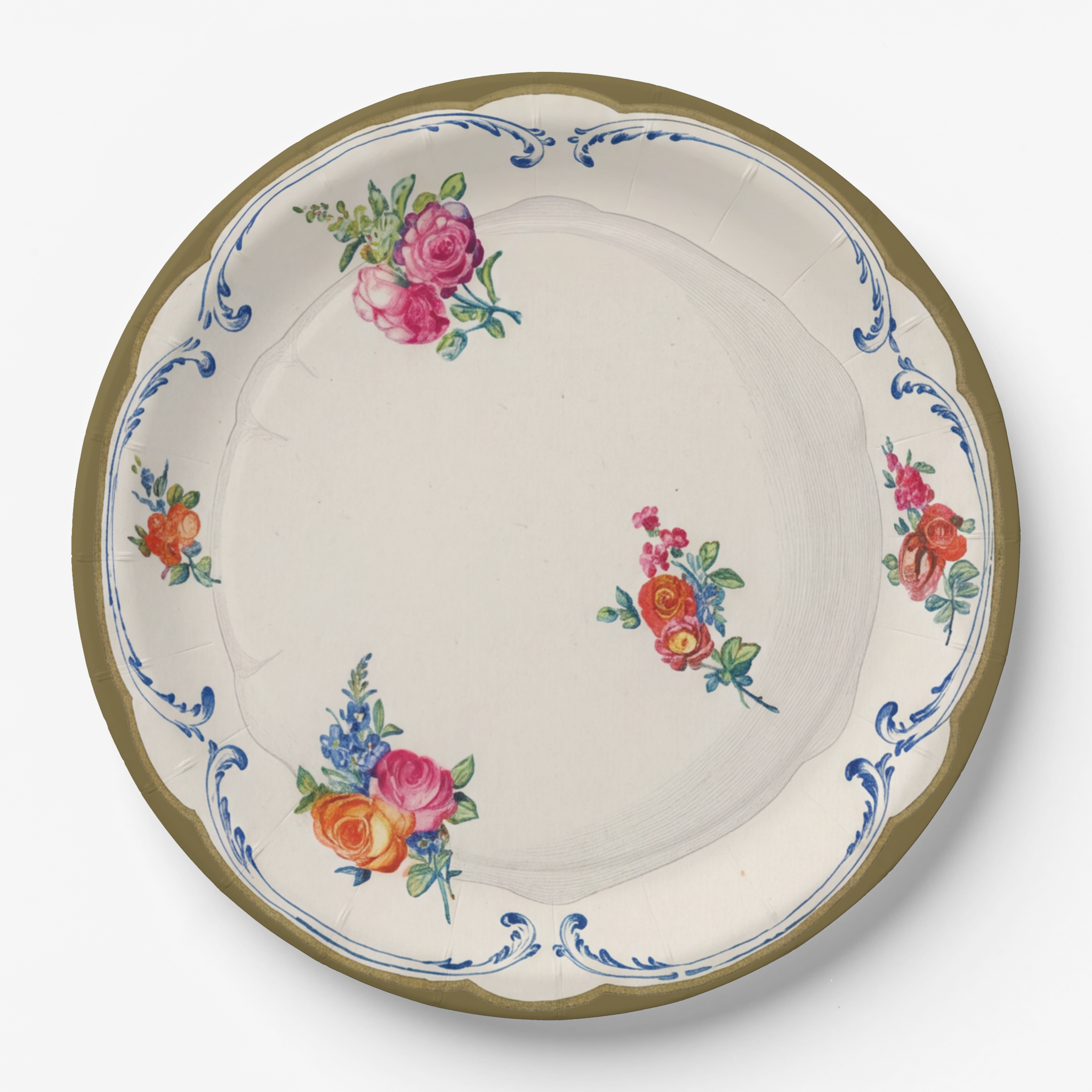 Vintage Voyagers France Paper Party Plates
