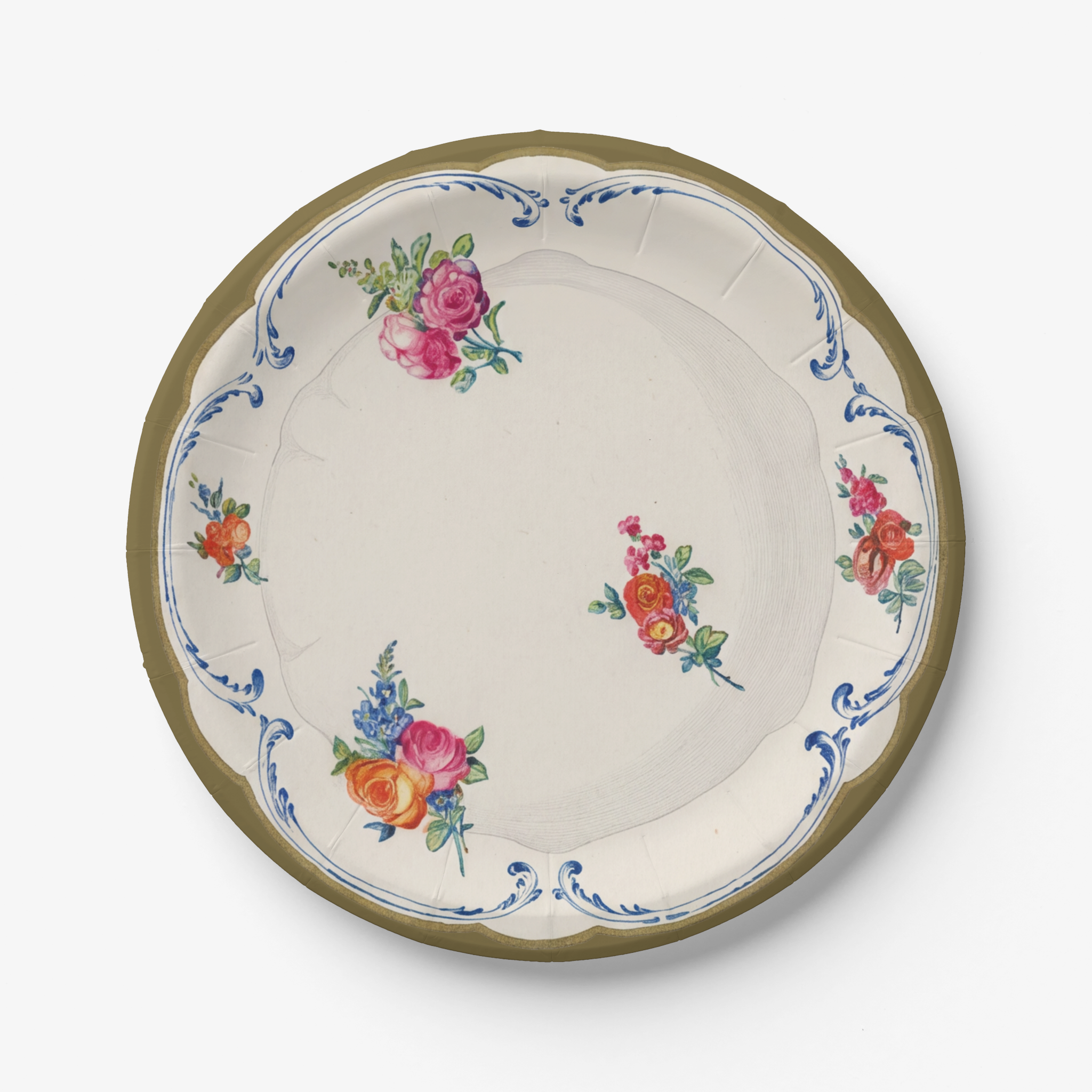 Vintage Voyagers France Paper Party Plates