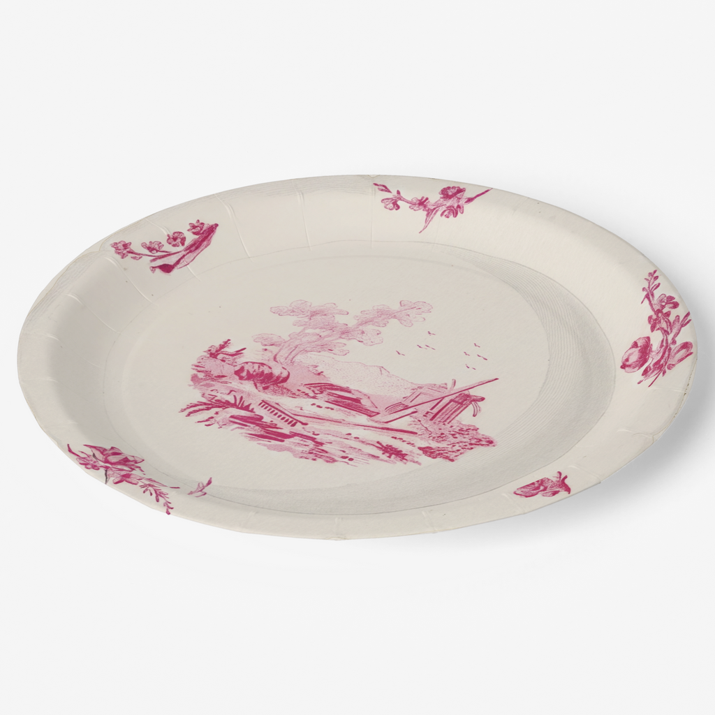 Vintage Vintage Voyagers France Paper Party Plate
