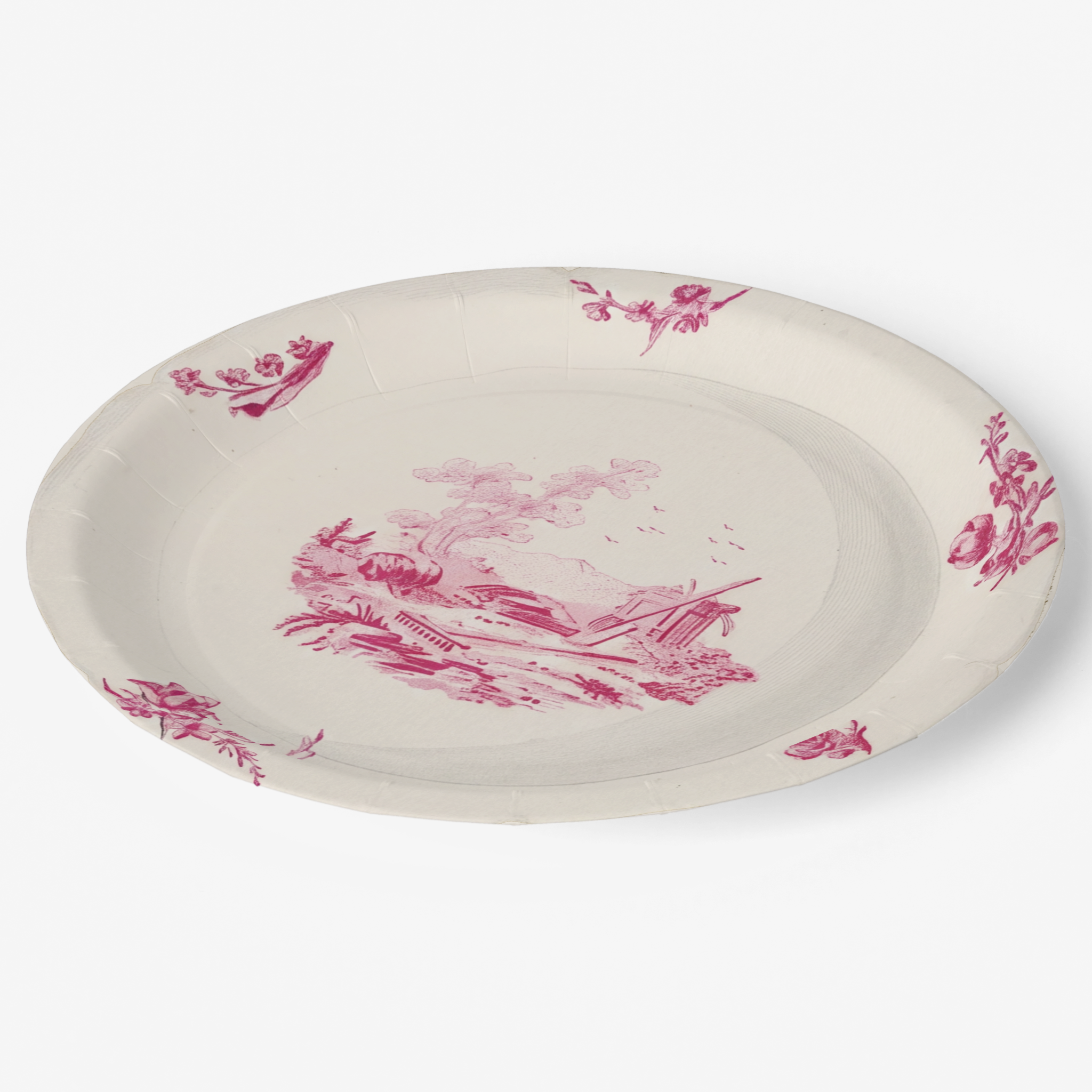 Vintage Vintage Voyagers France Paper Party Plate