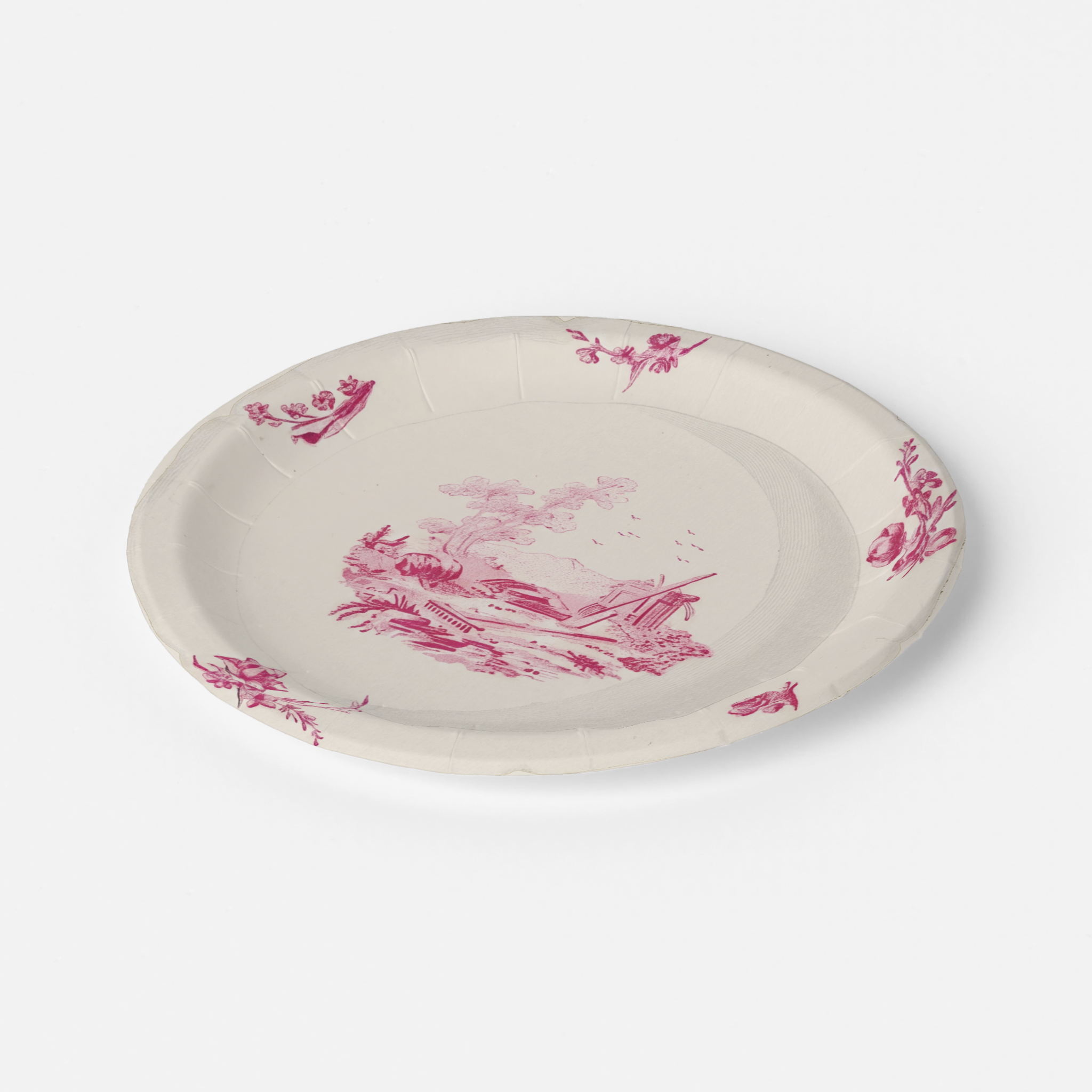 Vintage Vintage Voyagers France Paper Party Plate