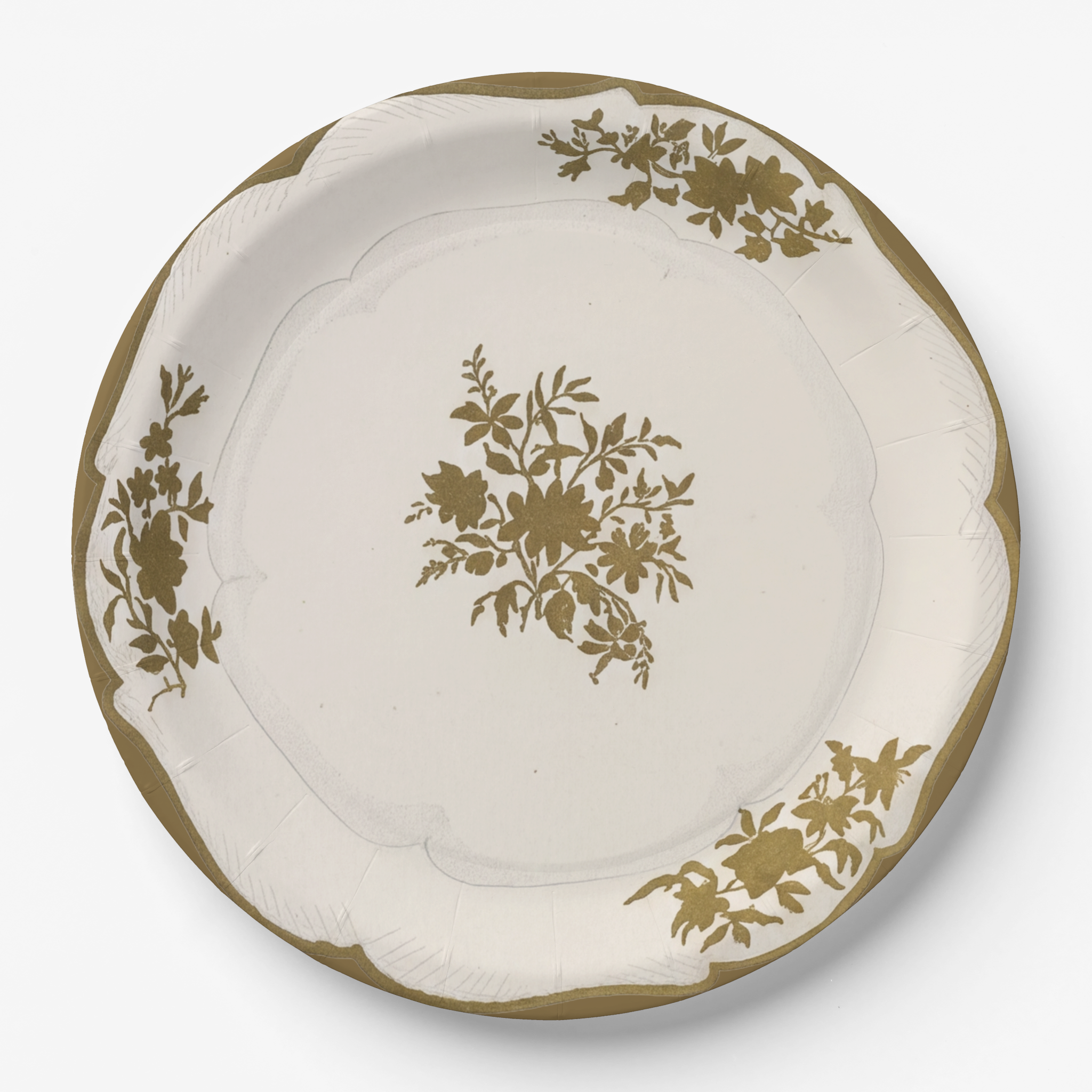 Vintage Voyagers France Paper Party Plate
