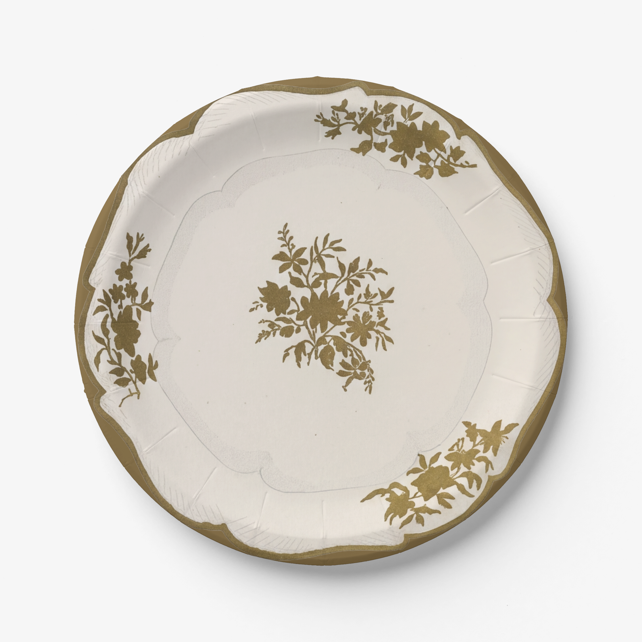 Vintage Voyagers France Paper Party Plate