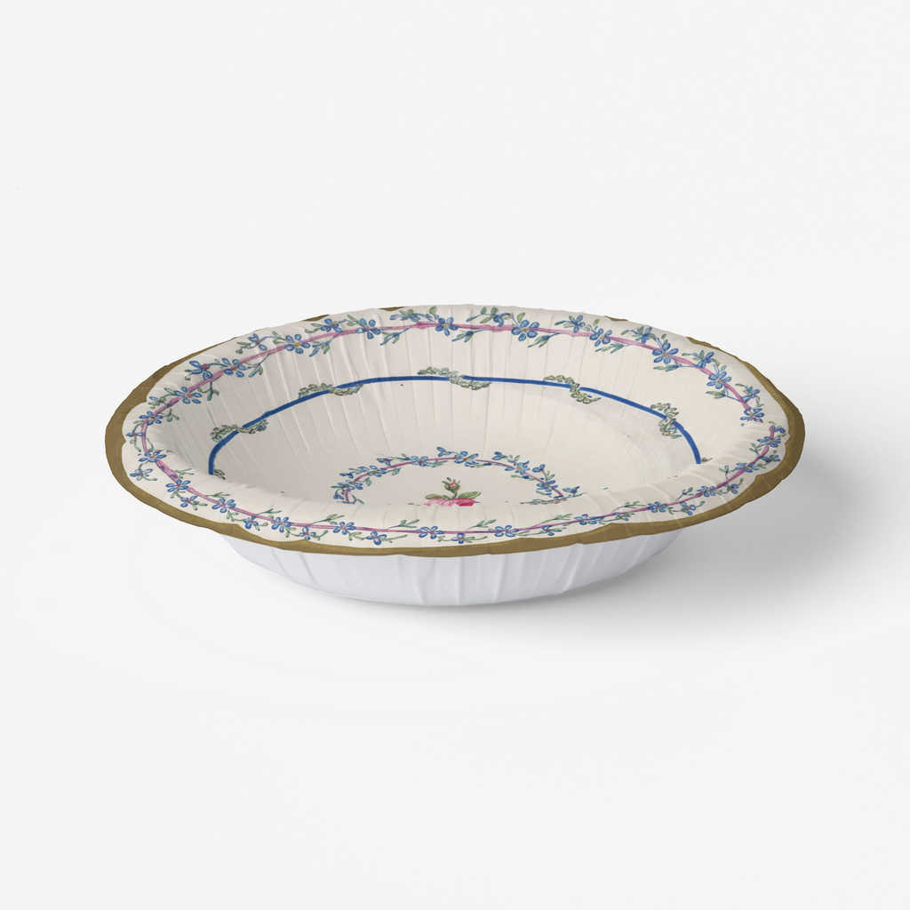 Vintage Voyagers France Party Paper Plates