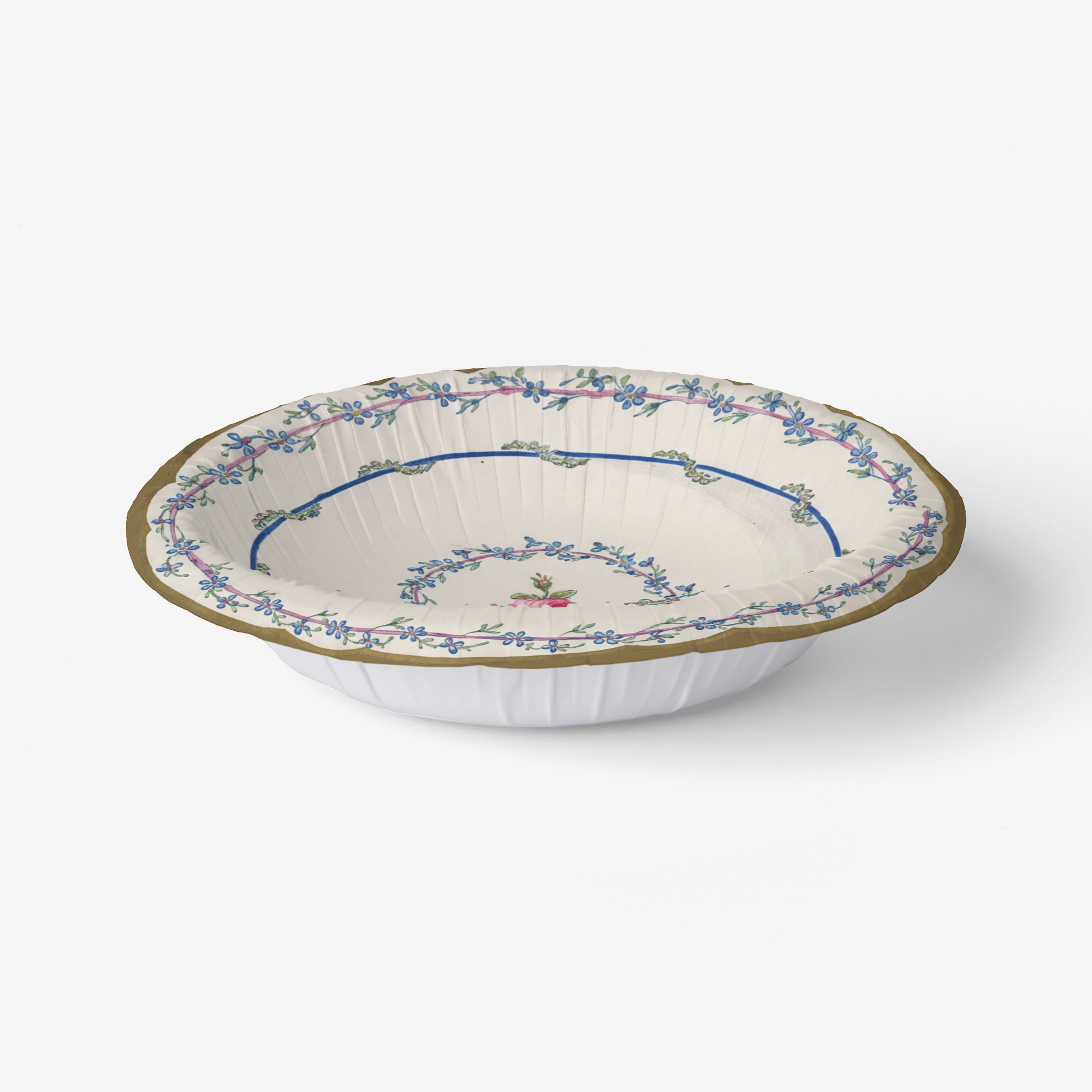 Vintage Voyagers France Party Paper Plates