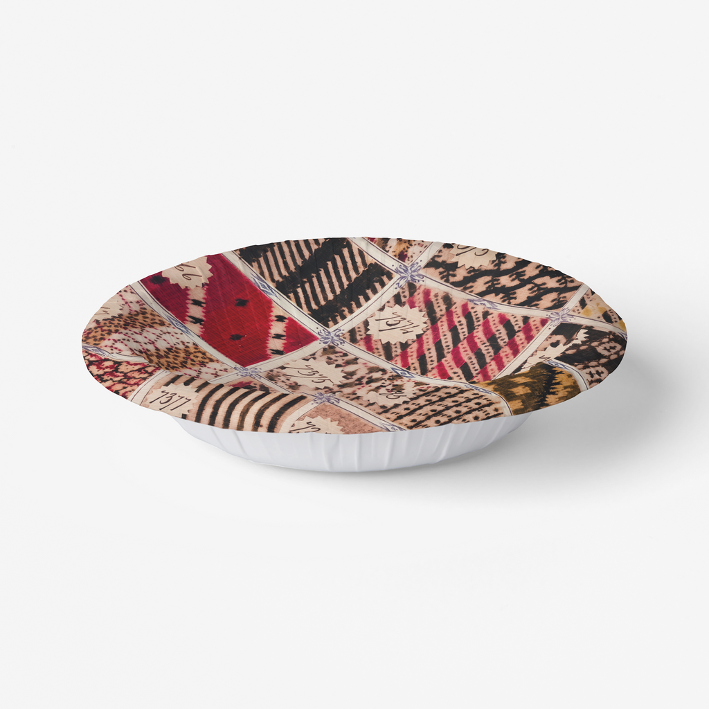 Vintage Voyagers France Les Échantillons Paper Plates