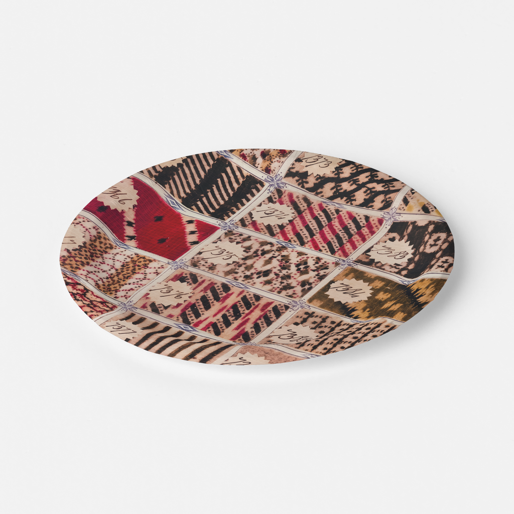 Vintage Voyagers France Les Échantillons Paper Plates