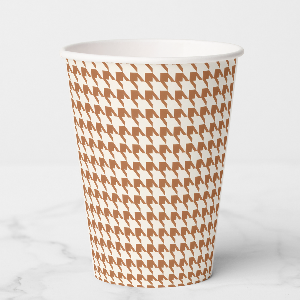 Vintage Voyagers France Terracotta Paper Party Cups