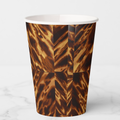 Bee Bomb Tortoiseshell paper party cup, front