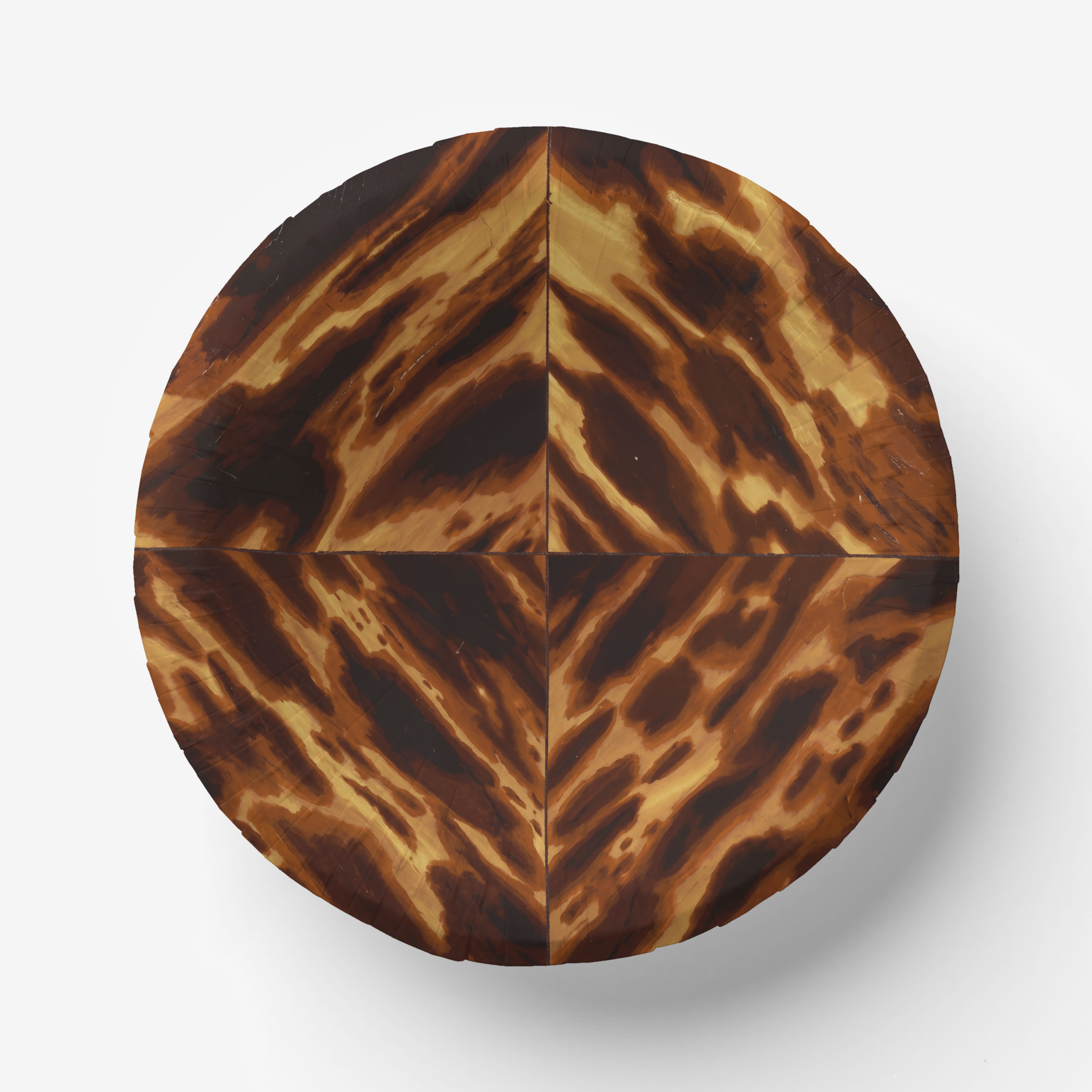 Vintage Voyagers France Tortoiseshell Paper Party Plates