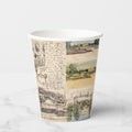 Le Jardin Français Le Plan paper party cup, front