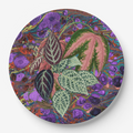 Vintage Voyagers France Aubergine Paper Party Plate