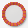 Vintage Voyagers France Crimson Paper Party Plates