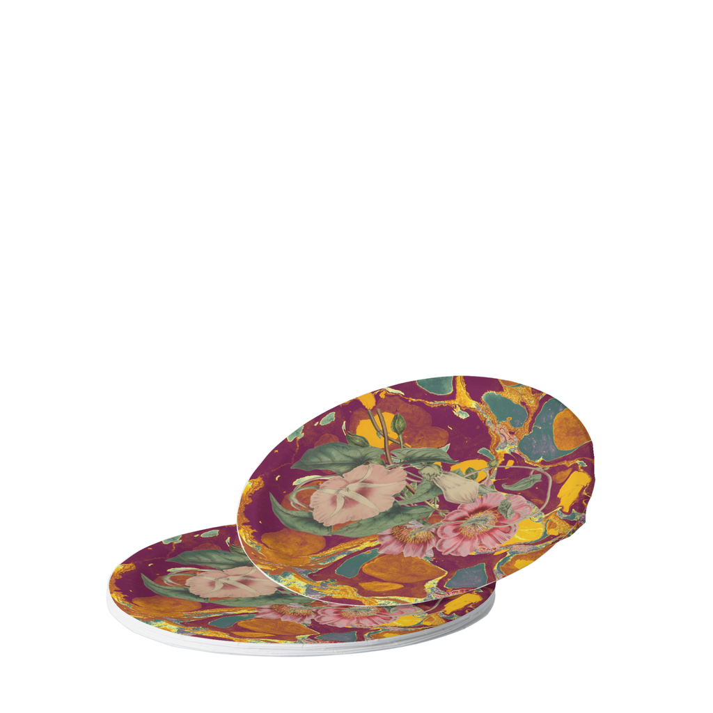 Vintage Voyagers France Marigold Party Plate