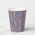 La Table Provinciale Blue Batik paper party cup, front