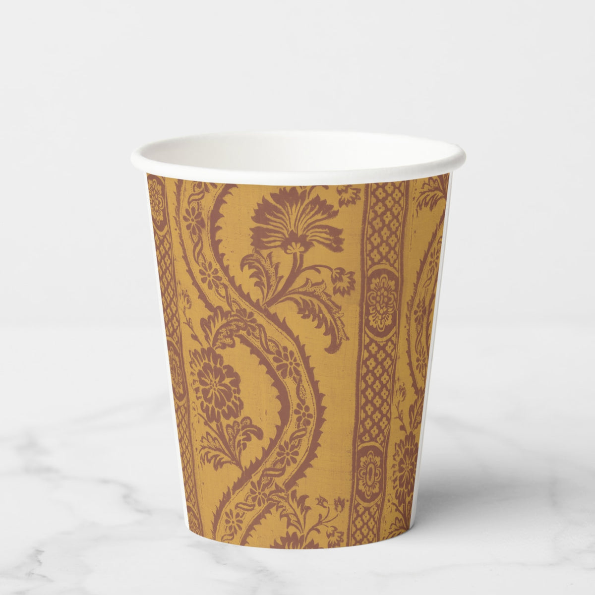 La Table Provinciale Golden Batik paper party cup, back