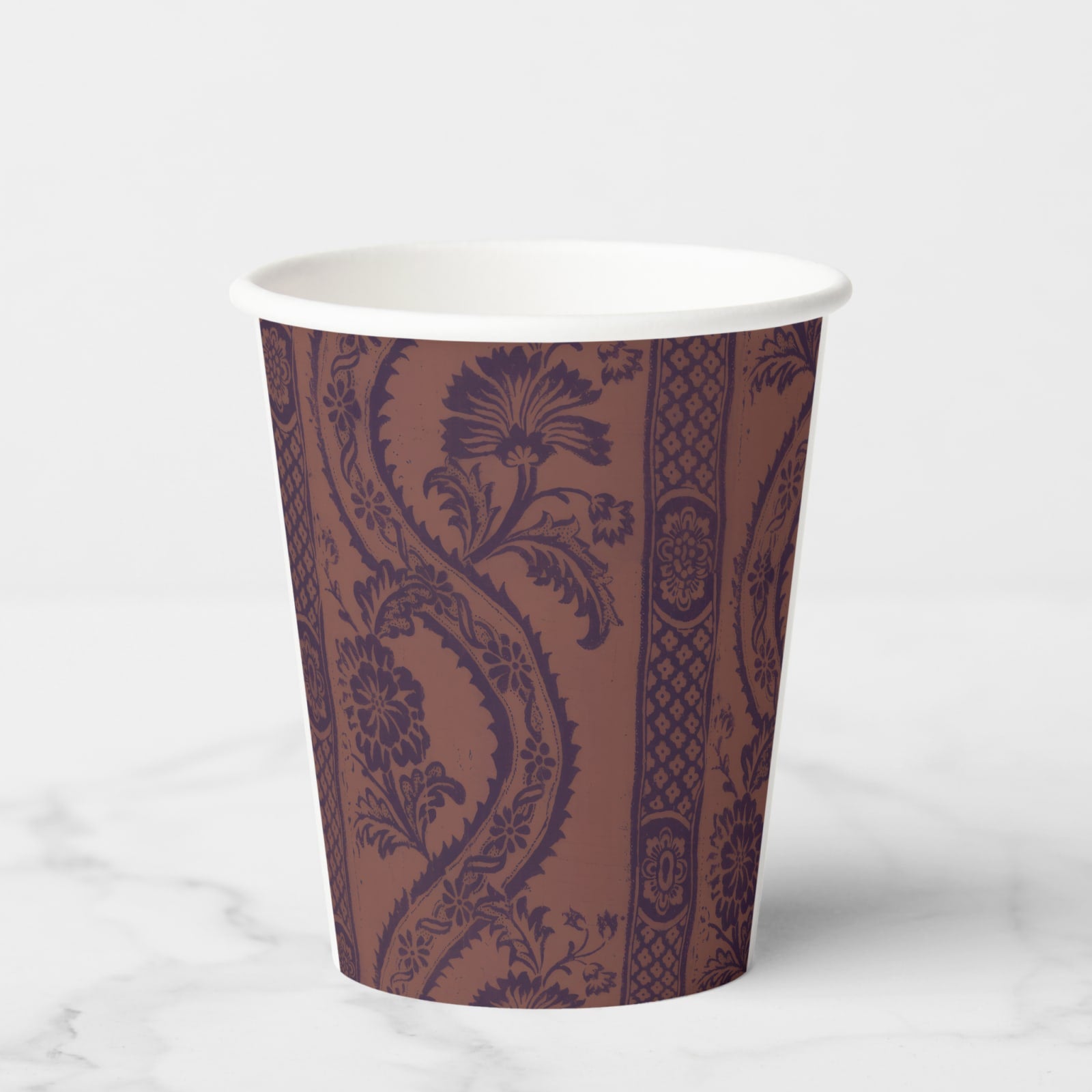 La Table Provinciale Grape Batik paper party cup, front