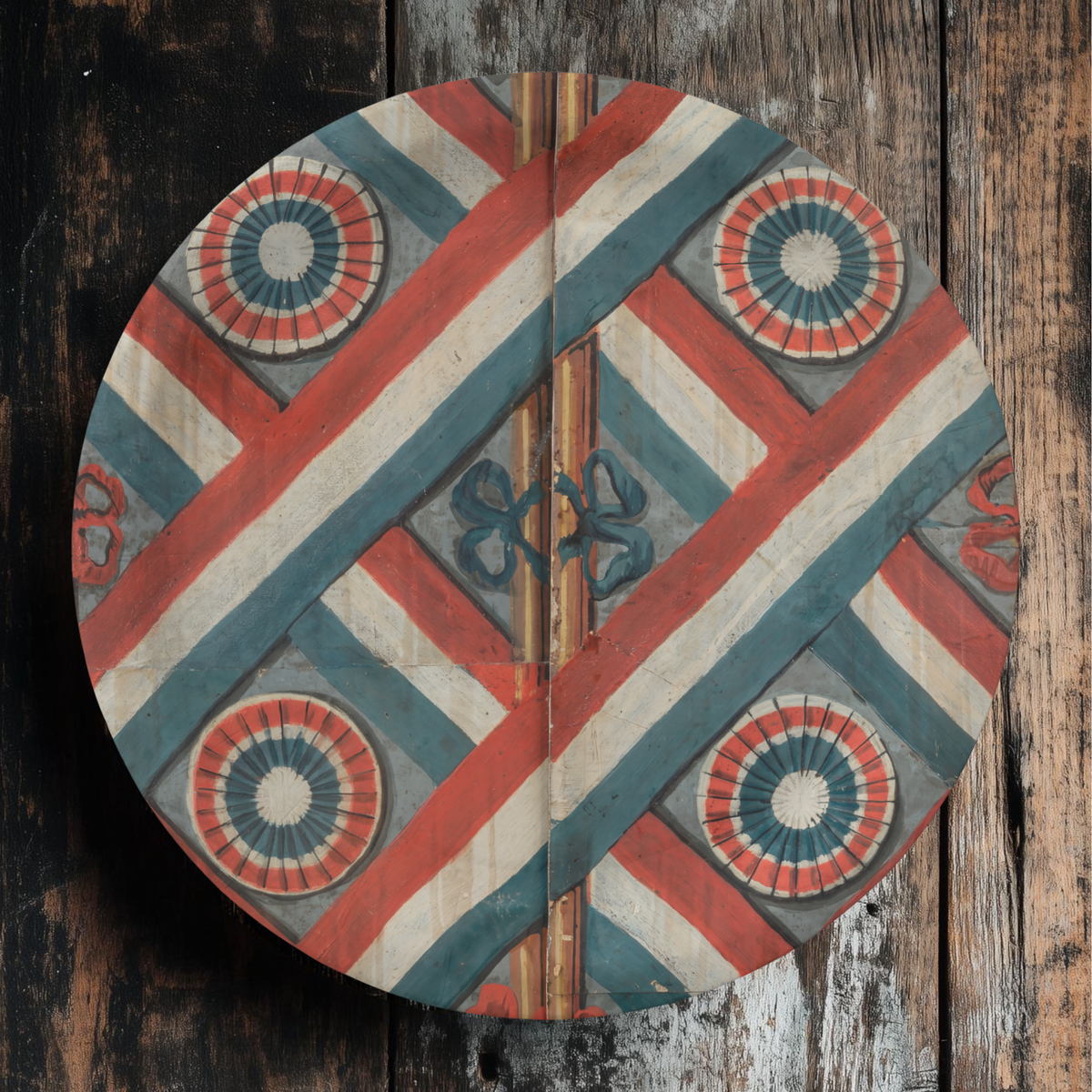 Tricolour Paper Party Plate