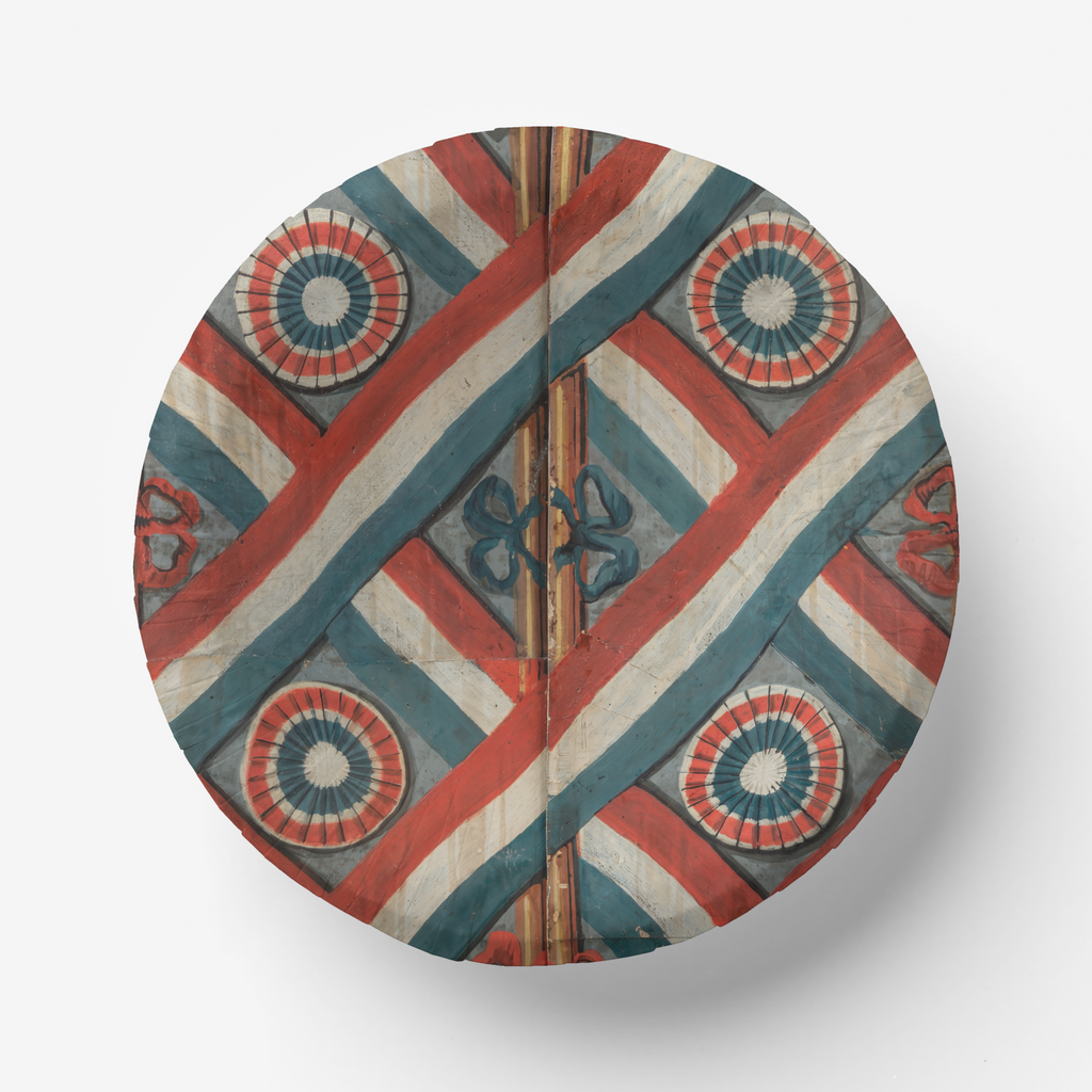 Tricolour Paper Party Plate